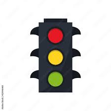Semaphore icon. Road sign traffic urban and street theme. Isolated design.  Vector illustration Stock Vector | Adobe Stock