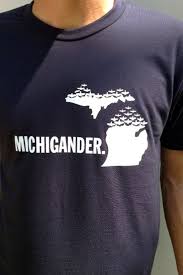 Michigander T Shirt In 2020 Michigan Girl T Shirt Detroit Michigan