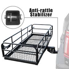 Please note that delivery times may take longer than expected due to these changes. 400 Lbs Heavy Duty Hitch Mount Cargo Carrier 60 X 24 X 14 4 Folding Cargo Rack Rear Luggage Basket Fits 2 Receiver For Suv Roof Racks Boxes Aliexpress