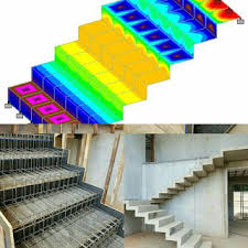 There are typically two stringers, one on either side of the stairs; Structural Design Of Slabless Sawtooth Staircase Structville