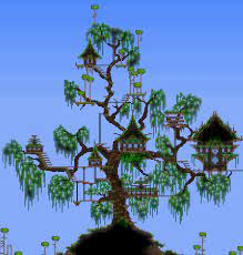 This Is So Frickin Cool Great Building In Terraria Terraria House Design Terraria House Ideas Terrarium