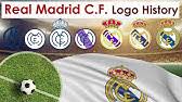 The first logo of real madrid was a mix of the club's initials the blue m, c, and f letters written on a white background. Real Madrid Logo Evolution Youtube