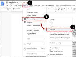 To fix the spacing in google docs, you first need to select the document content to fix. How To Double Space In Google Docs
