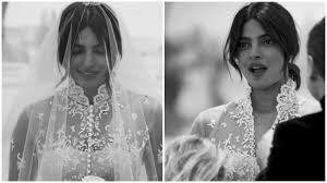 Priyanka chopra and ralph lauren spared no detail in her blockbuster dress for the actress' wedding to nick jonas this weekend. Priyanka Chopra Sees Herself In Wedding Dress For First Time Her Reaction Is Priceless Lifestyle News
