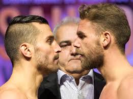 Billy Joe Saunders strips NAKED at weigh-in ahead of his world title fight  against David Lemieux as boxers trade insults