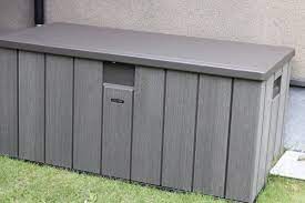 コストコで2度見 激安だった大モノを買っちゃった 家飲みに欠かせない送料無料の一品 with lattice ガーデンベンチ 収納 ベンチ 収納 屋外 ストッカー 屋外