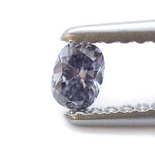 Fancy gray violet, Oval diamond by Leibish & Co