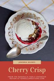 Cherry Almond Crisp Like A Warm Hug Kendellkreations Cherry Crisp Recipe Cherry Crisp Cherry Pie Recipe