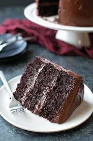 Chocolate Blackout Cake Life Made Simple Recipe Cake Baking Chocolate Cream Cheese Frosting