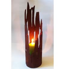 Windlicht Treibholz Gross 60 Cm Edelrost Windlicht Katja Maurer Dekoration Rost Deko Stahl Kunst Metallmichl