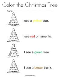 Home > christmas > christmas tree coloring pages: Color The Christmas Tree Coloring Page Twisty Noodle