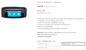 The microsoft band comes in three sizes and is available online and in microsoft retail stores, for $199. Firmware Update Arrives For The Microsoft Band 2 Phonearena