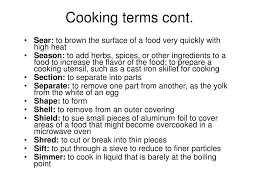 Accurate measurements are essential to many dishes you make, and this helpful tool. Ppt Cooking Terms Powerpoint Presentation Free Download Id 6863436