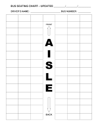 Bus Seating Templates At Allbusinesstemplates Com