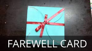 Hey everyone, in this video you will find step by step tutorial for this beautiful greeting card that can be made for farewell, birthday Diy Goodbye Card Farewell Card Multi Fold Card Youtube