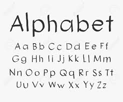 Download *for best results, we recommend printing with adobe acrobat reader. Vector Handwritten Alphabet Uppercase And Lowercase Letters Royalty Free Cliparts Vectors And Stock Illustration Image 72550141