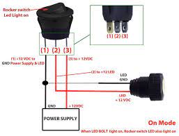 As shown in the diagrams and as described, you. Buy 12v Led Round Rocker Switch Remotes Switches