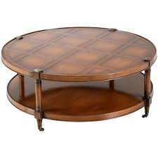 Heritage Mahogany Round Coffee Table On Casters Coffee Table Vintage Mahogany Coffee Table Oval Coffee Tables