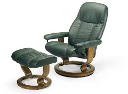 Consul Small Reclining Chair Ottoman With Classic Base By Stressless At Hudson S Furniture Recliner With Ottoman Stressless Recliner Large Chair