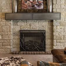 The flat panel design helps protect your home from fly away sparks. Fireplace Screens Doors By Advanced Welding Architectural Blacksmith
