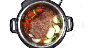 Heres how i start take the frozen roast out of the package. Easy Instant Pot Pot Roast In Less Than 1hr