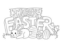 Easter is fun and exciting. Coloring Book Happy Easter Coloring Pages Free Printable All Round Hobby