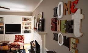 This instructional interior design video demonstrates how to apply vinyl wall letters correctly. How To Decorate The Walls With Wood And Metal Letters