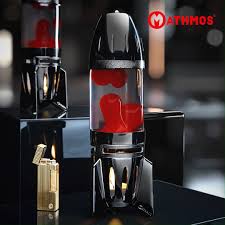 Mathmos Pod Silver Candle-Powered Lava Lamp