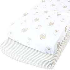 Amazon Com Cuddly Cubs Baby Changing Table Pad Cover Set For Boys Girls Soft Breathable 100 Baby Changing Table Pad Changing Table Pad Cover Table Pads