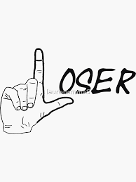 Simple Loser" Sticker for Sale by laurenemma8 | Redbubble