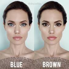 Angelina jolie is worthily convicted as one of the most beautiful women of our times, and millions of women chose her as an example for imitation. Billionaire Beauties Na Twitteru Which Eye Color Do You Like For Angelina Jolie Blue Or Brown Go Check Our Blue Brown Lenses Collection Https T Co 1p4rvrs4f7 Billionairebeauties Colorlens Eyes Contactlens Angelinajolie