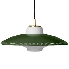 Warm Nordic Opal Shade Pendant Pine Green Mid Century Modern Interior Design Retro Interior Design Lighting Ceiling Lamp