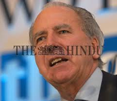 Ian Mayes, the Readers' Editor of The Guardian, delivering a lecture,  during a function in...