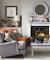 Rustic Burnt Orange Living Room