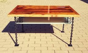 So sahen die drei holzbohlen aus, nachdem ich vom tischler zurückkam. Bauanleitung Couchtisch Selber Bauen Aus Holz Mit Ablage