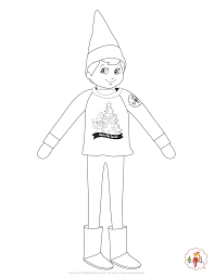 Recently, ours has been bringing this. Elf On The Shelf Coloring Page He S Comfy And Cozy In His Holiday Sweatshirt Get More Christmas Coloring Pages Awesome Elf On The Shelf Ideas Coloring Pages