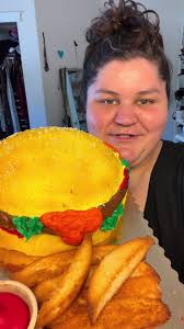 Burger Cake Eat Up Ellen