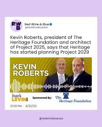 Kevin Roberts, president of The Heritage Foundation and architect of  Project 2025, says they're already working on Project 2029. Project 2025 is  already being rolled out, and now they're planning the next