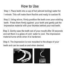 • appliance should be cleaned daily with. Braces Cosmetic Snap On Instant Perfect Smile Comfort Fit Flex Teeth Veneers Denture For Top And Bottom Teeth To Make White Tooth Beautiful Neat By Womcare Shop Online For Health