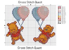 Cross stitch patterns found in this site bearing the disney and disney tinkerbell names and images are for personal use only. Free Winnie The Pooh Cross Stitch Pattern Cross Stitch Quest
