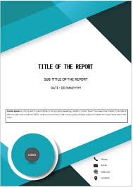 Cover Page Blue Artistic Cover Page Cover Pages Cover Page Template Word Template Design Cover Pages