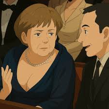 Frau Merkel, there has been another posting of Studio Ghibli images."