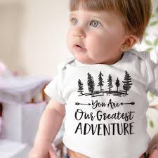 You Are Our Greatest Adventure Onesie® Boho Hipster Baby Shower Gift,  Pregnancy Reveal to Parents, Newborn Baby Announcement Adventure Onsie
