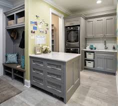 When it comes to kitchens, gray kitchen cabinets are the new white! 75 Beautiful Laundry Room With Gray Cabinets And Green Walls Pictures Ideas May 2021 Houzz