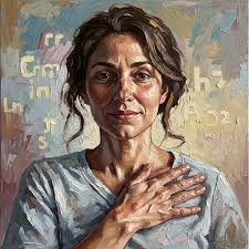 woman taking back her power and voice