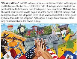We Are Milford' mural featured in Parade Magazine