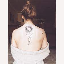 Back Placement For Sun And Moon Tattoo Tattoo Sun Moon Back Tattoos Moon Tattoo Sun Tattoo