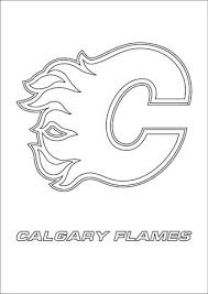 Calgary Flames Logo Coloring Page Free Printable Coloring Pages Sports Coloring Pages Calgary Flames Coloring Pages