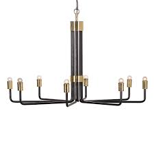 Le Marais 8 Light Chandelier Black Rouse Home