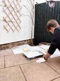 Lowe's® has everything you need to find the right paint tools & supplies for your project. Diy Home Hack How To Stencil A Concrete Patio The Layover Life